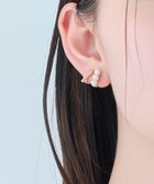 【フィービィー/phoebe】の【痛くないシリーズ/金属アレルギー対応】ダブルデコレイトパールライトフィットイヤリング シャンパン シャンパンゴールド|ID: prp329100004842052 ipo3291000000036008397