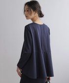 【組曲/KUMIKYOKU】のバックフレアロングTシャツ 人気、トレンドファッション・服の通販 founy(ファニー) ファッション Fashion レディースファッション Fashion for Women トップス・カットソー Cut & Sew Tops シャツ・ブラウス・オフィスカジュアル Elegant Blouses & Button-Ups ロングTシャツ・Tシャツ Longline T-Shirts & Tees カットソー・ベーシックTシャツ Cut-and-Sewn Tops / Stretch Tees & Basics インナー Innerwear カットソー Cut and Sewn Top 長袖 Long Sleeve, Full Sleeve フレア Flare, Flared A/W・秋冬 Autumn/Winter S/S・春夏 SS, Spring/Summer, Warm Season おすすめ Recommended / Our Picks 夏 Summer thumbnail ネイビー系|ID: prp329100004842057 ipo3291000000035643565