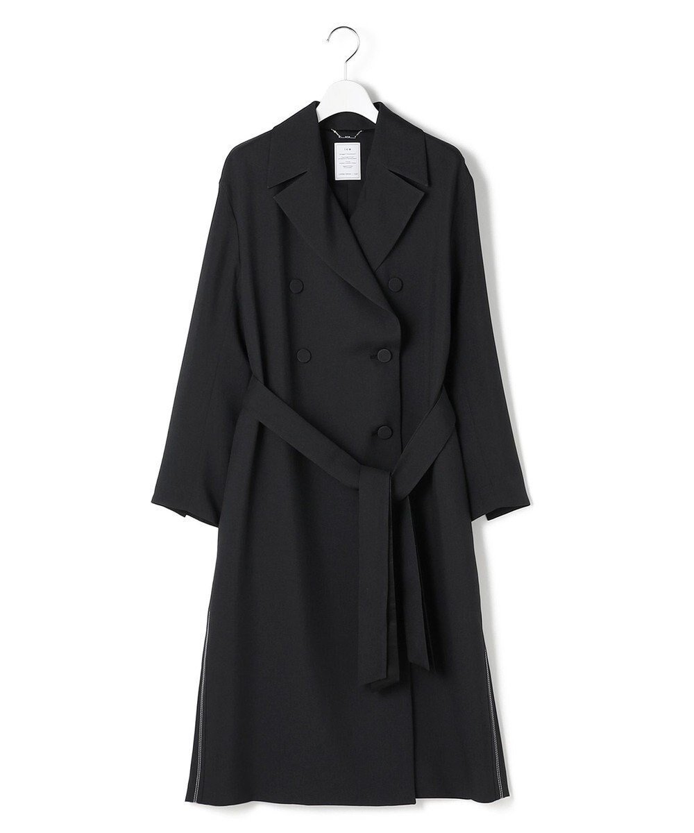 【アイシービー/iCB】の【WEB&一部店舗限定】SerikaWorsted トレンチコート 人気、トレンドファッション・服の通販 founy(ファニー) 　ファッション　Fashion　レディースファッション　Fashion for Women　アウター　Coat / Outerwear Collection　コート・ロングコート・ピーコート　Long Coats, Peacoats & More　レディースジャケット・軽アウター　Jackets　トレンチコート / 春秋の定番アウター　Trench Coats　シルク　Silk, 100% Silk　ジャケット　Jacket, Outerwear　スタイリッシュ　Stylish, Fashionable　スリット　Slit, Slit Detail　ドレープ　Drape, Draping Fabric　ミックス　Mix, Mixed Style　ヨーク　Yoke, Yoke Design　ランダム　Random, Irregular　ワイド　Wide, Wide Fit　A/W・秋冬　Autumn/Winter　エレガント 上品　Elegant　2025年　2025　2025-2026秋冬・A/W　Autumn/Winter 2025–26 AW25–26　 other-1|ID: prp329100004842069 ipo3291000000035809680