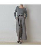 【グレース コンチネンタル/GRACE CONTINENTAL】のタックワイドパンツ グレー|ID: prp329100004842079 ipo3291000000035463429