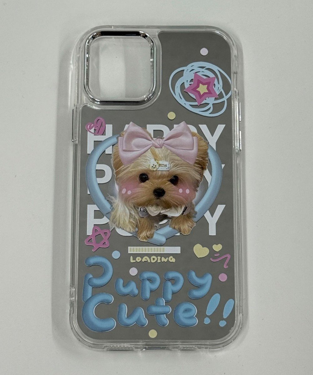 【ウィゴー/WEGO】のpuppyミラーiphoneケース インテリア・キッズ・メンズ・レディースファッション・服の通販 founy(ファニー) 　ファッション　Fashion　レディースファッション　Fashion for Women　スポーツウェア　Functional & Stylish Sportswear　iPhone アイフォーン　iPhone　イラスト　Illustration　スポーツ　Sports, Activewear　スマホ　Smartphone, Mobile Device　スマホケース　Smartphone Case　モバイル　Mobile, Smartphone　犬　Dog　柄1|ID: prp329100004842091 ipo3291000000035811984