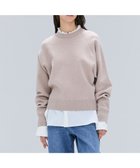 【ベイジ,/BEIGE,】の【洗える・Precious掲載】TAFT / コットンカシミヤスウェットニットトップス Taupe|ID: prp329100004842114 ipo3291000000035286654