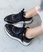 【ブリジット バーキン/Bridget Birkin】の【Bridget Birkin】ビジューレーンコンビスニーカー 人気、トレンドファッション・服の通販 founy(ファニー) ファッション Fashion レディースファッション Fashion for Women スニーカー Sneakers, Trainers レース Lace, Lace Fabric thumbnail ブラックコンビ|ID: prp329100004842126 ipo3291000000036029172