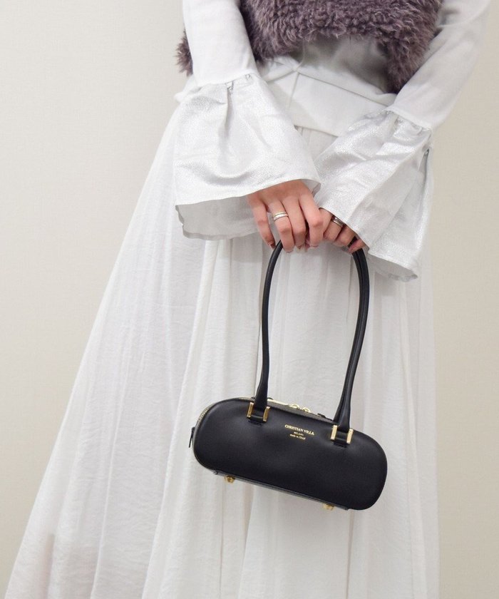 【インター ショシュール/INTER-CHAUSSURES】の【CHRISTIAN VILLA】ワイドシルエットミニショルダーバッグ インテリア・キッズ・メンズ・レディースファッション・服の通販 founy(ファニー) https://founy.com/ ファッション Fashion レディースファッション Fashion for Women バッグ Bags イタリア Italy シンプル Simple, Minimal ワイド Wide, Wide Fit |ID: prp329100004842128 ipo3291000000035812270