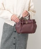 【インター ショシュール/INTER-CHAUSSURES】の【CHRISTIAN VILLA】レザーミディアムハンドバッグ ボルドー|ID: prp329100004842130 ipo3291000000035812338