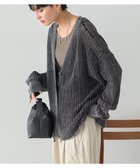 【アメリカンホリック/AMERICAN HOLIC】のメッシュカーディガン Charcoal Gray|ID: prp329100004842139 ipo3291000000035834022