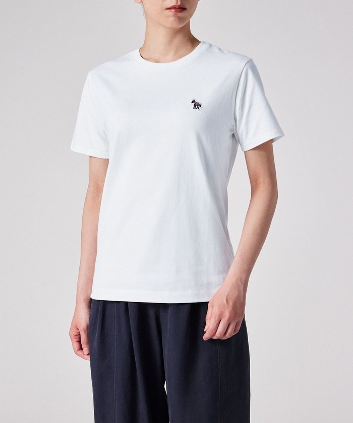 【ポール スミス/Paul Smith】のゼブラ ワンポイント 半袖Tシャツ インテリア・キッズ・メンズ・レディースファッション・服の通販 founy(ファニー) https://founy.com/ ファッション Fashion レディースファッション Fashion for Women トップス・カットソー Cut & Sew Tops シャツ・ブラウス・オフィスカジュアル Elegant Blouses & Button-Ups ロングTシャツ・Tシャツ Longline T-Shirts & Tees カットソー・ベーシックTシャツ Cut-and-Sewn Tops / Stretch Tees & Basics おすすめ Recommended / Our Picks カットソー Cut and Sewn Top カラフル Colorful Design ギフト プレゼント Gift / Present ベーシック Basic, Essential ワンポイント One Point, Statement Accent 人気 Popular, Best Seller 半袖 Short Sleeve, Half Sleeve 夏 Summer S/S・春夏 SS, Spring/Summer, Warm Season A/W・秋冬 Autumn/Winter |ID: prp329100004842154 ipo3291000000035572368
