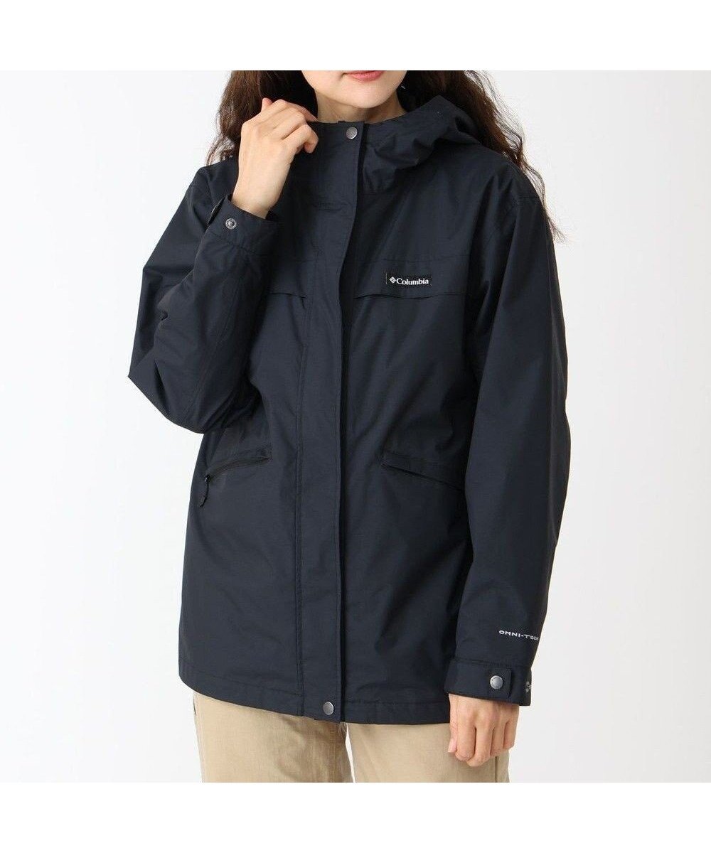 【コロンビア/Columbia】のColumbia/ ウィメンズバーティカルグライドIIフードジャケット /コロンビア インテリア・キッズ・メンズ・レディースファッション・服の通販 founy(ファニー) 　ファッション　Fashion　レディースファッション　Fashion for Women　アウター　Coat / Outerwear Collection　レディースジャケット・軽アウター　Jackets　アウトドア　Outdoor Clothing　インナー　Innerwear　ジャケット　Jacket, Outerwear　トレンド　Trend, Trending Now　フィット　Fit, Slim Fit　フロント　Front, Front Design　リラックス　Relax, Relaxed Fit　ロング　Long, Long-Length　A/W・秋冬　Autumn/Winter　S/S・春夏　SS, Spring/Summer, Warm Season　おすすめ　Recommended / Our Picks　夏　Summer　Black|ID: prp329100004842156 ipo3291000000035649309