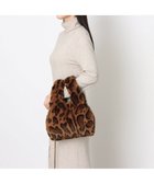 【アンビリオン/UNBILLION】のカシュカシュ cachecache / ミンク風エコファーショッパートート ブラウンレオパレード|ID: prp329100004842162 ipo3291000000035810986