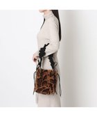 【アンビリオン/UNBILLION】のカシュカシュ cachecache / フリルショルダー付エコファー巾着バッグ レオ|ID: prp329100004842163 ipo3291000000035811003