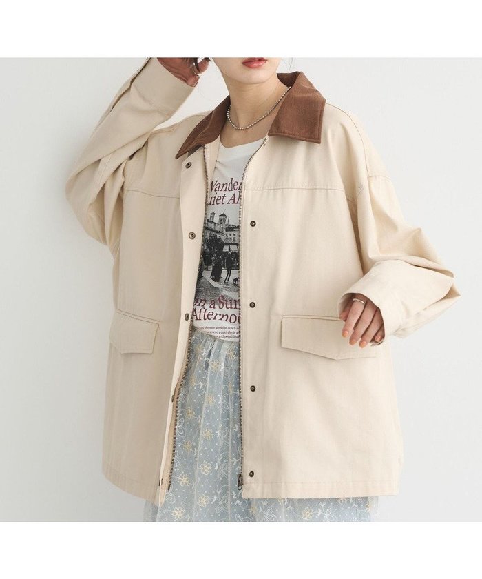 【アースミュージックアンドエコロジー/earth music&ecology】のハンティングジャケット インテリア・キッズ・メンズ・レディースファッション・服の通販 founy(ファニー) https://founy.com/ ファッション Fashion レディースファッション Fashion for Women アウター Coat / Outerwear Collection レディースジャケット・軽アウター Jackets コーデュロイ Corduroy, Cord Fabric ジャケット Jacket, Outerwear トレンド Trend, Trending Now ポケット Pocket, Pocket Detail ヨーク Yoke, Yoke Design 今季 This Season, Current Season |ID: prp329100004842169 ipo3291000000036199938