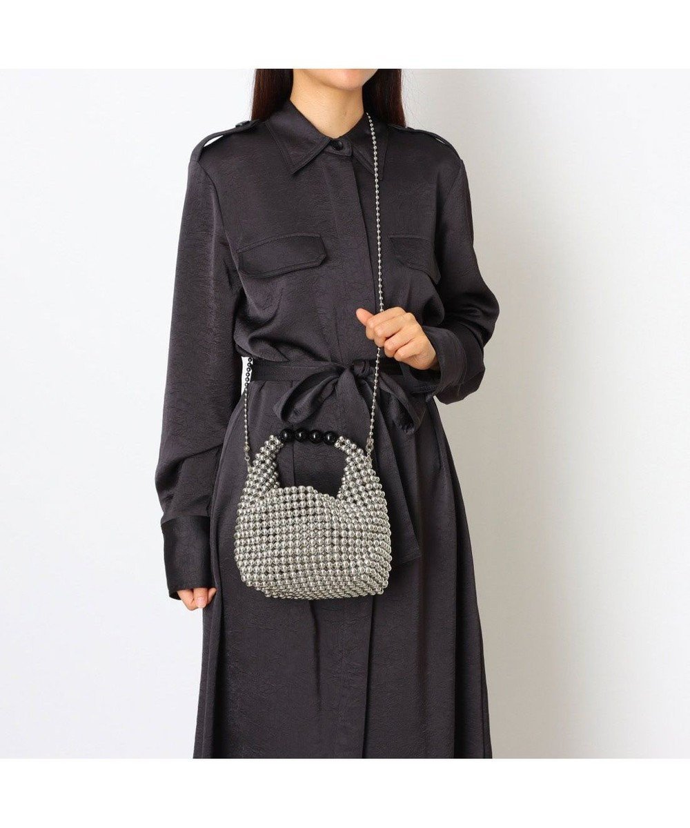 【アンビリオン/UNBILLION】のカシュカシュ cachecache / シルバービーズ手提げバッグ 人気、トレンドファッション・服の通販 founy(ファニー) 　ファッション　Fashion　レディースファッション　Fashion for Women　バッグ　Bags　オケージョン　Occasion Wear　カラフル　Colorful Design　コンパクト　Compact, Small Size　シルバー　Silver, Metallic Silver　スパンコール　Sequins, Sequin Embellishment　スマホ　Smartphone, Mobile Device　財布　Wallet, Purse　ハンド　Hand, Handmade　パーティ　Party, Party Style　ミックス　Mix, Mixed Style　モチーフ　Motif, Design Theme　再入荷　Restock / Back in Stock　結婚式　Wedding　 other-1|ID: prp329100004842174 ipo3291000000035834236