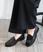 【アポム/APOM】の本革ペニーローファー 25 ブラック|ID: prp329100004842175 ipo3291000000035626411