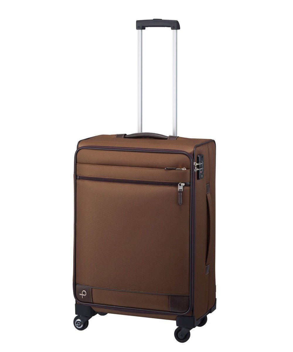 【エースバッグズアンドラゲッジ/ACE BAGS & LUGGAGE】のProteca ソリエ3 キャリーケース 51L 12874 プロテカ インテリア・キッズ・メンズ・レディースファッション・服の通販 founy(ファニー) 　ファッション　Fashion　レディースファッション　Fashion for Women　スーツ　Business Suits & Workwear　エレガント 上品　Elegant　シンプル　Simple, Minimal　トラベル　Travel, Travel Gear　ポケット　Pocket, Pocket Detail　リュック　Backpack, Rucksack　再入荷　Restock / Back in Stock　日本製　Made In Japan　旅行　Travel　スーツケース キャリーケース　Suitcase / Carry Case　ブラウン|ID: prp329100004842183 ipo3291000000035867455