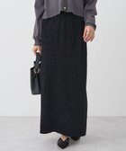 【アースミュージックアンドエコロジー/earth music&ecology】のシャイニーベロアスカート Black|ID: prp329100004842184 ipo3291000000035811386