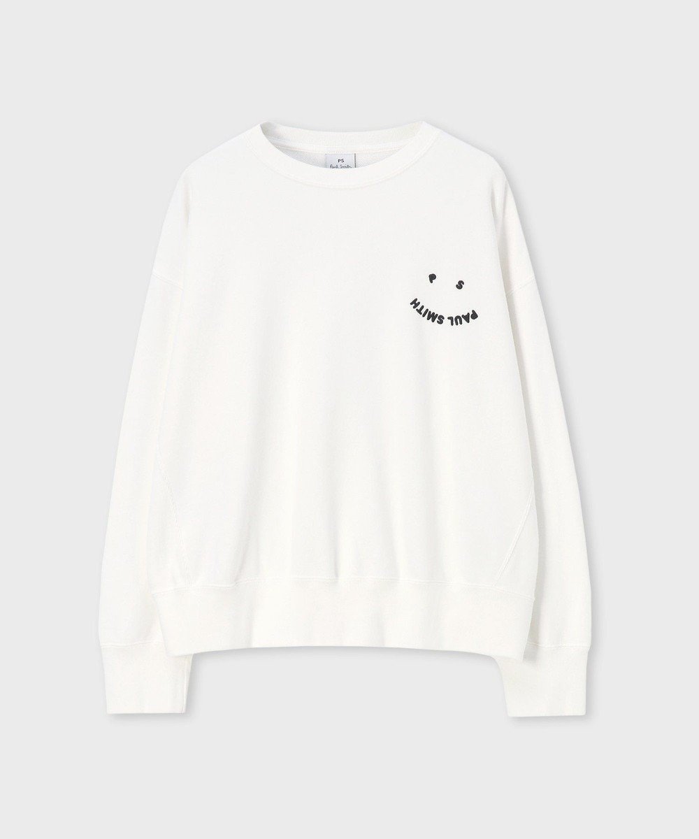 【ポール スミス/Paul Smith】のHappy スウェット インテリア・キッズ・メンズ・レディースファッション・服の通販 founy(ファニー) 　ファッション　Fashion　レディースファッション　Fashion for Women　トップス・カットソー　Cut & Sew Tops　レディースパーカー・カジュアルフーディー　Casual Hoodies & Sweatshirts　スウェット・クルーネックトップス　Sweatshirts & Crewnecks / Relaxed Fit Sweat Tops　おすすめ　Recommended / Our Picks　ギフト プレゼント　Gift / Present　グラフィック　Graphic, Graphic Design　スウェット / スエット　Sweatshirt, Sweatwear　モチーフ　Motif, Design Theme　夏　Summer　S/S・春夏　SS, Spring/Summer, Warm Season　A/W・秋冬　Autumn/Winter　オフホワイト|ID: prp329100004842187 ipo3291000000035463804
