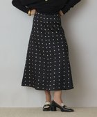 【グレース コンチネンタル/GRACE CONTINENTAL】のドットスカート ブラック|ID: prp329100004842188 ipo3291000000035811481