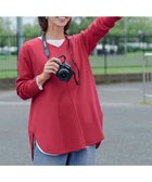 【ティアクラッセ/Tiaclasse】の【安田美沙子さん着用・新色追加・洗える】ラウンドヘムニットチュニック チェリーレッド|ID: prp329100004842190 ipo3291000000035929053