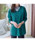 【ティアクラッセ/Tiaclasse】の【安田美沙子さん着用・新色追加・洗える】ラウンドヘムニットチュニック グリーン|ID: prp329100004842190 ipo3291000000035929063