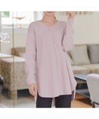 【ティアクラッセ/Tiaclasse】の【安田美沙子さん着用・新色追加・洗える】ラウンドヘムニットチュニック ラベンダー|ID: prp329100004842190 ipo3291000000035929066