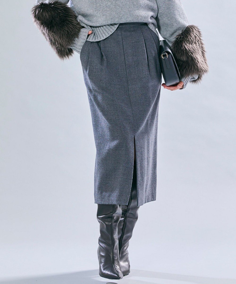 【ベイジ,/BEIGE,】の【VERY NaVY12月号掲載】TERNES / 2タックウールスカート 人気、トレンドファッション・服の通販 founy(ファニー) 雑誌掲載アイテム Magazine Picks & Fashion Features ファッション雑誌 Fashion Magazines ヴェリィ VERY ファッション Fashion レディースファッション Fashion for Women スカート Skirts 12月号 December Issue シューズ Shoes, Footwear スリット Slit, Slit Detail セットアップ Set-Up, Coordinated Outfit トレンド Trend, Trending Now フォーマル Formal, Dressy ロング Long, Long-Length A/W・秋冬 Autumn/Winter 雑誌 Magazine, Fashion Magazine other-1|ID: prp329100004842195 ipo3291000000035286948