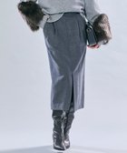 【ベイジ,/BEIGE,】の【VERY NaVY12月号掲載】TERNES / 2タックウールスカート Md.Gray|ID: prp329100004842195 ipo3291000000035464373