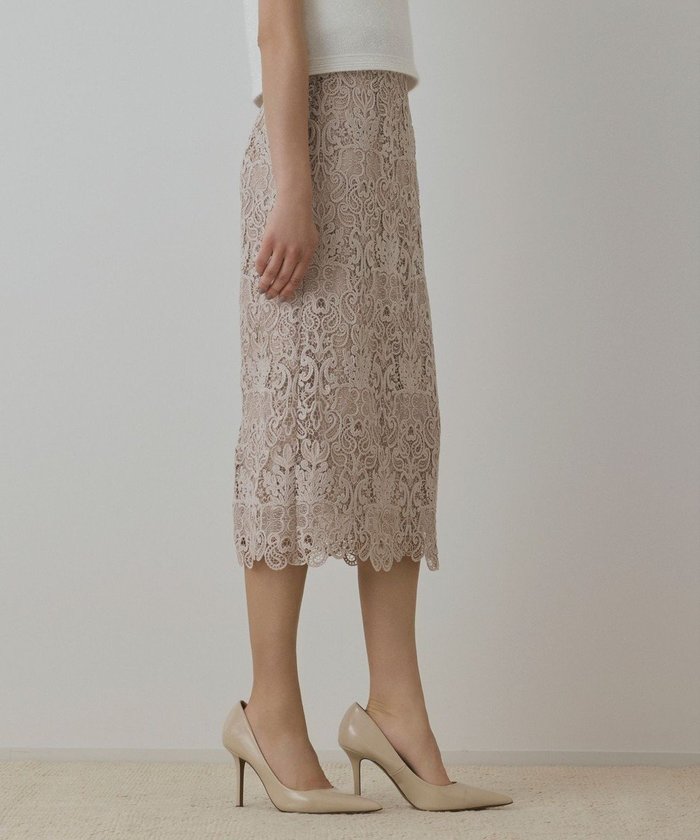 【グレース コンチネンタル/GRACE CONTINENTAL】のレ-スタイトスカート インテリア・キッズ・メンズ・レディースファッション・服の通販 founy(ファニー) https://founy.com/ ファッション Fashion レディースファッション Fashion for Women スカート Skirts シンプル Simple, Minimal ジャケット Jacket, Outerwear スカラップ Scallop, Scalloped Edge リュクス Luxury, Elegant, High-End, Chic レース Lace, Lace Fabric A/W・秋冬 Autumn/Winter |ID: prp329100004842201 ipo3291000000035834404