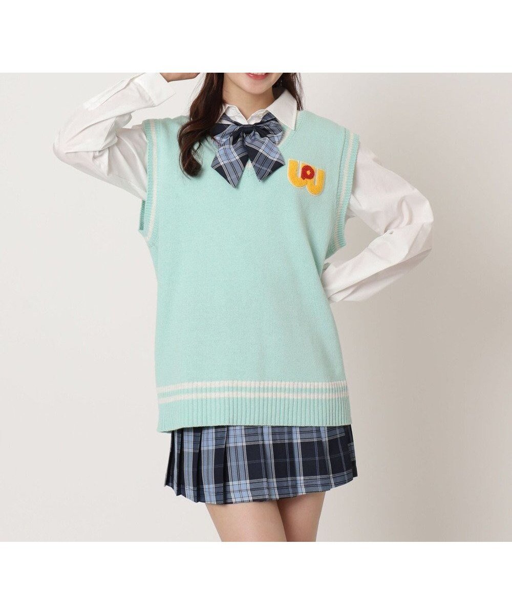 【ウィゴー/WEGO】の【SCHOOLITEM】ワールドペガサスコラボベスト 人気、トレンドファッション・服の通販 founy(ファニー) 　ファッション　Fashion　レディースファッション　Fashion for Women　アウター　Coat / Outerwear Collection　トップス・カットソー　Cut & Sew Tops　ベスト&ジレ / 重ね着スタイル　Vests & Gilets　スマホ　Smartphone, Mobile Device　人気　Popular, Best Seller　ベスト　Vest, Waistcoat　ワンポイント　One Point, Statement Accent　A/W・秋冬　Autumn/Winter　 other-1|ID: prp329100004842210 ipo3291000000035811844