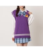 【ウィゴー/WEGO】の【SCHOOLITEM】ワールドペガサスコラボベスト パープル|ID: prp329100004842210 ipo3291000000035811856
