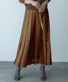 【自由区/JIYU-KU】の【カトリエムブーケ】Jupe brillante プリーツスカート 人気、トレンドファッション・服の通販 founy(ファニー) ファッション Fashion レディースファッション Fashion for Women スカート Skirts プリーツスカート / 上品フェミニンスタイル Pleated Skirts サテン Satin, Glossy Fabric トレンド Trend, Trending Now プリーツ Pleats, Pleated ミックス Mix, Mixed Style メッシュ Mesh, Net Fabric モダン Modern, Contemporary A/W・秋冬 Autumn/Winter エレガント 上品 Elegant thumbnail キャメル|ID: prp329100004842223 ipo3291000000035835846