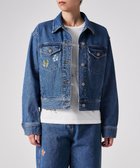 【ポール スミス/Paul Smith】のPS Happy フラワーエンブロイダリー デニムジャケット インディゴブルー|ID: prp329100004842245 ipo3291000000035663819