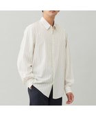 【アンフィーロ/UNFILO / MEN】の【OCEANS 雑誌・web 掲載 / 男女兼用】TR デイリークリーンシャツ 人気、トレンドファッション・服の通販 founy(ファニー) ファッション Fashion レディースファッション Fashion for Women トップス・カットソー Cut & Sew Tops シャツ・ブラウス・オフィスカジュアル Elegant Blouses & Button-Ups 抗菌 Antibacterial, Bacteria-Resistant 11月号 November Issue スニーカー Sneakers, Trainers スラックス Slacks, Dress Pants 雑誌 Magazine, Fashion Magazine デニム Denim, Jeans Material ドレス Dress, One-Piece なめらか Smooth, Silky Texture 楽ちん Easy Fit, Comfortable A/W・秋冬 Autumn/Winter S/S・春夏 SS, Spring/Summer, Warm Season おすすめ Recommended / Our Picks 夏 Summer エレガント 上品 Elegant thumbnail オフホワイト×ブルーストライプ|ID: prp329100004842260 ipo3291000000035836133