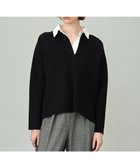 【アイシービー/iCB】の【洗える】 シンセティックダブルフェイス ラガーニットプルオーバー 人気、トレンドファッション・服の通販 founy(ファニー) ファッション Fashion レディースファッション Fashion for Women トップス・カットソー Cut & Sew Tops ニット Knit Tops & Sweaters カジュアルプルオーバー・ニットトップス Pullovers & Knit Tops / Casual Pullovers 洗える Machine Washable コンビ Combo, Combination Style スキッパー Skipper, Open Collar スリット Slit, Slit Detail セットアップ Set-Up, Coordinated Outfit セーター Sweater, Knitwear タイトスカート Pencil Skirt, Tight Skirt ダブル Double, Double-Breasted トレンド Trend, Trending Now フロント Front, Front Design A/W・秋冬 Autumn/Winter おすすめ Recommended / Our Picks 2025年 2025 2025-2026秋冬・A/W Autumn/Winter 2025–26 AW25–26 thumbnail ブラック系|ID: prp329100004842267 ipo3291000000035813137