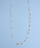 【モンシロ/monshiro】のシルバーグラスネックレス(ススキネックレス) ホワイト|ID: prp329100004842296 ipo3291000000035835210