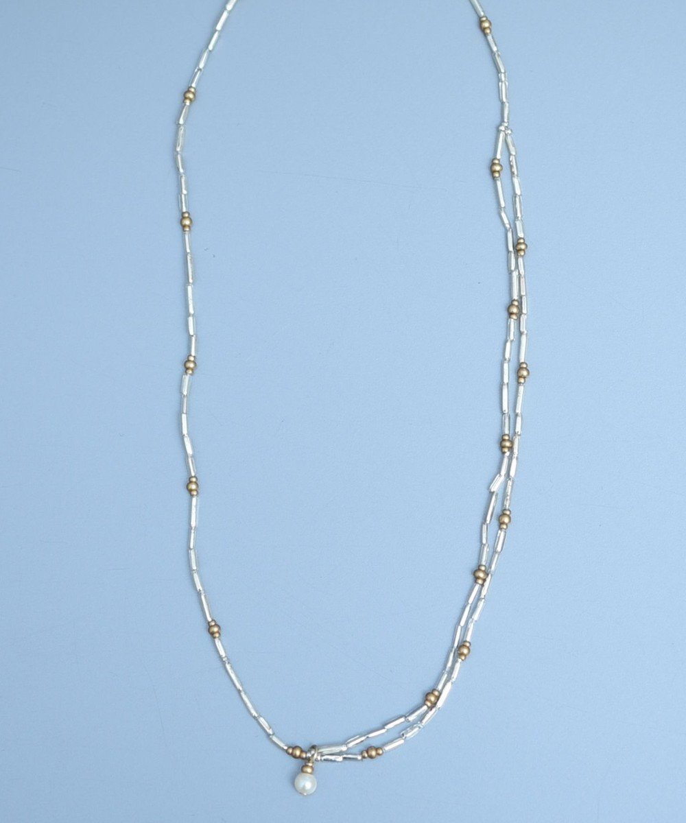 【モンシロ/monshiro】のシルバーグラスネックレス(ススキネックレス) インテリア・キッズ・メンズ・レディースファッション・服の通販 founy(ファニー) 　ファッション　Fashion　レディースファッション　Fashion for Women　ジュエリー　Jewelry　ネックレス　Necklaces & Pendants　アクセサリー　Fashion Accessories　アンティーク　Antique-Inspired　ヴィンテージ　Vintage Style　ガラス　Glass, Glassware　ショート　Short, Short Length　シルバー　Silver, Metallic Silver　ジュエリー　Jewelry, Accessories　デコルテ　Décolleté, Neckline　ドレス　Dress, One-Piece　ネックレス　Necklace, Pendant Necklace　パーティ　Party, Party Style　パール　Pearl, Pearl Accent　フランス　France, French　ボックス　Boxy, Box Shape　モチーフ　Motif, Design Theme　ワイヤー　Wire, Wired Bra　おすすめ　Recommended / Our Picks　エレガント 上品　Elegant　セレモニー　Ceremony　結婚式　Wedding　ホワイト|ID: prp329100004842296 ipo3291000000035835210