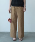 【自由区/JIYU-KU】の【カトリエムブーケ】Pantalon large ワイドストレートパンツ キャメル|ID: prp329100004842316 ipo3291000000035835455