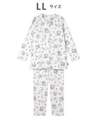 【ワコール/WACOAL】のワコール_リラックス&スリープ パジャマ キルトニット素材(本体) あったか 長袖 長ズボン ミントン レディース NDW458 /ワコール ホワイト|ID: prp329100004842323 ipo3291000000035812725