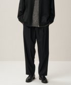 【エイトン/ATON】のMERINO COLLEGE FLANNEL スタンダードパンツ - UNISEX 人気、トレンドファッション・服の通販 founy(ファニー) ファッション Fashion レディースファッション Fashion for Women パンツ Pants & Trousers ユニセックス Unisex, Genderless ジャケット Jacket, Outerwear スタンダード Standard, Basic スラックス Slacks, Dress Pants セットアップ Set-Up, Coordinated Outfit テーパード Tapered, Tapered Pants ドレープ Drape, Draping Fabric パイピング Piping, Trim Design A/W・秋冬 Autumn/Winter thumbnail BLACK|ID: prp329100004842338 ipo3291000000035524099