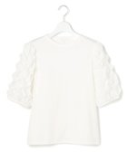 【23区/NIJYUSANKU】の【GOLD LABEL】エンブロイダリー コンビ TEE 人気、トレンドファッション・服の通販 founy(ファニー) ファッション Fashion レディースファッション Fashion for Women トップス・カットソー Cut & Sew Tops シャツ・ブラウス・オフィスカジュアル Elegant Blouses & Button-Ups ロングTシャツ・Tシャツ Longline T-Shirts & Tees カットソー・ベーシックTシャツ Cut-and-Sewn Tops / Stretch Tees & Basics エンブロイダリー Embroidery Design カットソー Cut and Sewn Top コレクション Collection, Seasonal Line コンパクト Compact, Small Size コンビ Combo, Combination Style シアー Sheer, See-Through シフォン Chiffon, Lightweight Fabric シルク Silk, 100% Silk シンプル Simple, Minimal スマート Smart, Elegant フリル Frill, Ruffle ラッフル Ruffle, Frill A/W・秋冬 Autumn/Winter 冬 Winter / This Winter エレガント 上品 Elegant 2025年 2025 2025-2026秋冬・A/W Autumn/Winter 2025–26 AW25–26 thumbnail ホワイト系|ID: prp329100004842339 ipo3291000000035635317