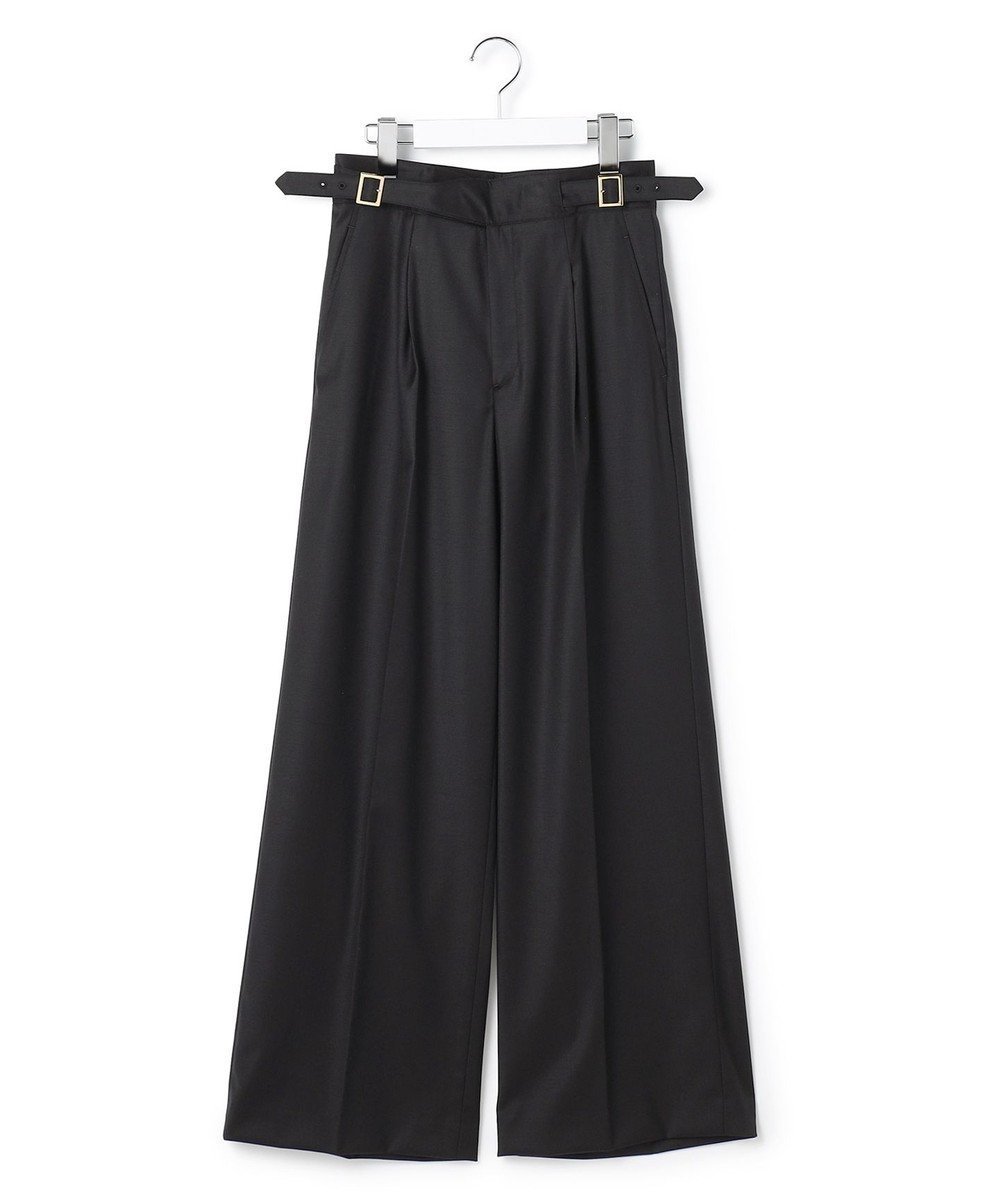 【23区/NIJYUSANKU】の【GOLD LABEL/見上愛さん着用】ウールシルクギャバジン グルカパンツ インテリア・キッズ・メンズ・レディースファッション・服の通販 founy(ファニー) ファッション Fashion レディースファッション Fashion for Women パンツ Pants & Trousers コレクション Collection, Seasonal Line シルク Silk, 100% Silk シンプル Simple, Minimal ストレッチ Stretch, Stretchy Fabric スマート Smart, Elegant センター Center, Center Line ワイド Wide, Wide Fit A/W・秋冬 Autumn/Winter 冬 Winter / This Winter 2025年 2025 2025-2026秋冬・A/W Autumn/Winter 2025–26 AW25–26 ブラック系|ID: prp329100004842348 ipo3291000000035814326