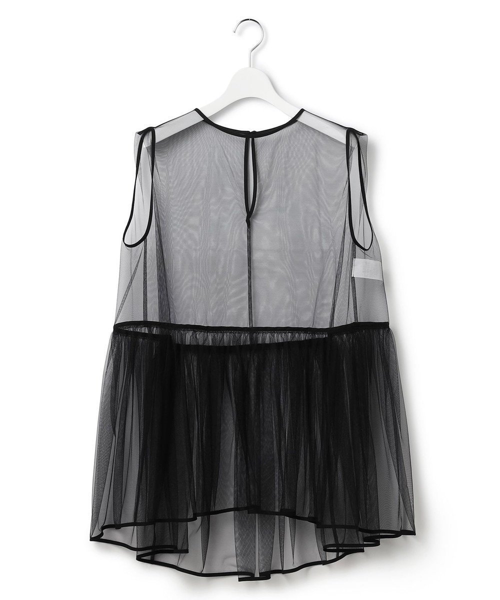 【23区/NIJYUSANKU】の【GOLD LABEL/見上愛さん着用】チュール ペプラムブラウス 人気、トレンドファッション・服の通販 founy(ファニー) 　ファッション　Fashion　レディースファッション　Fashion for Women　トップス・カットソー　Cut & Sew Tops　シャツ・ブラウス・オフィスカジュアル　Elegant Blouses & Button-Ups　ギャザー　Gathered, Ruffled　コレクション　Collection, Seasonal Line　シンプル　Simple, Minimal　スマート　Smart, Elegant　チュール　Tulip, Tulip Motif　ティアード　Tiered, Tiered Style　フォルム　Silhouette, Form　ペプラム　Peplum, Flared Hem　A/W・秋冬　Autumn/Winter　冬　Winter / This Winter　2025年　2025　2025-2026秋冬・A/W　Autumn/Winter 2025–26 AW25–26　 other-1|ID: prp329100004842354 ipo3291000000035814504