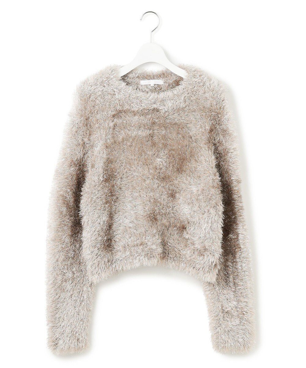 【23区/NIJYUSANKU】の【GOLD LABEL】メタリックファーモール ニット インテリア・キッズ・メンズ・レディースファッション・服の通販 founy(ファニー) 　ファッション　Fashion　レディースファッション　Fashion for Women　トップス・カットソー　Cut & Sew Tops　ニット　Knit Tops & Sweaters　エレガント 上品　Elegant　コレクション　Collection, Seasonal Line　シルバー　Silver, Metallic Silver　シンプル　Simple, Minimal　スマート　Smart, Elegant　セーター　Sweater, Knitwear　トレンド　Trend, Trending Now　バランス　Balance, Style Balance　A/W・秋冬　Autumn/Winter　冬　Winter / This Winter　2025年　2025　2025-2026秋冬・A/W　Autumn/Winter 2025–26 AW25–26　シルバー系|ID: prp329100004842356 ipo3291000000035837316