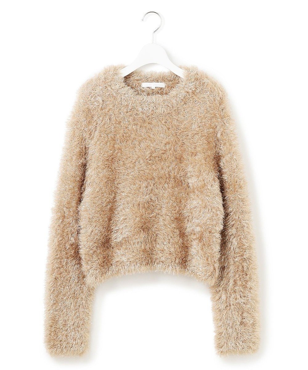【23区/NIJYUSANKU】の【GOLD LABEL】メタリックファーモール ニット インテリア・キッズ・メンズ・レディースファッション・服の通販 founy(ファニー) 　ファッション　Fashion　レディースファッション　Fashion for Women　トップス・カットソー　Cut & Sew Tops　ニット　Knit Tops & Sweaters　エレガント 上品　Elegant　コレクション　Collection, Seasonal Line　シルバー　Silver, Metallic Silver　シンプル　Simple, Minimal　スマート　Smart, Elegant　セーター　Sweater, Knitwear　トレンド　Trend, Trending Now　バランス　Balance, Style Balance　A/W・秋冬　Autumn/Winter　冬　Winter / This Winter　2025年　2025　2025-2026秋冬・A/W　Autumn/Winter 2025–26 AW25–26　ゴールド系|ID: prp329100004842356 ipo3291000000035837320