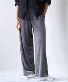【23区/NIJYUSANKU】の【GOLD LABEL】プレミアムベロア ドロスト ワイドパンツ ライトグレー系|ID: prp329100004842358 ipo3291000000035464833