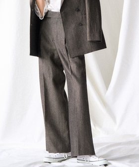 【23区/NIJYUSANKU】 【GOLD LABEL】ウールリネンツイル ワイドパンツ人気、トレンドファッション・服の通販 founy(ファニー) ファッション Fashion レディースファッション Fashion for Women パンツ Pants & Trousers アシンメトリー Asymmetrical Style ヴィンテージ Vintage Style カッティング Cutting Detail コレクション Collection, Seasonal Line シンプル Simple, Minimal ジャケット Jacket, Outerwear スマート Smart, Elegant セットアップ Set-Up, Coordinated Outfit ツイル Twist, Twisted Detail フィット Fit, Slim Fit フロント Front, Front Design リネン Linen, Linen Fabric ワイド Wide, Wide Fit A/W・秋冬 Autumn/Winter 冬 Winter / This Winter おすすめ Recommended / Our Picks 2025年 2025 2025-2026秋冬・A/W Autumn/Winter 2025–26 AW25–26 |ID:prp329100004842359