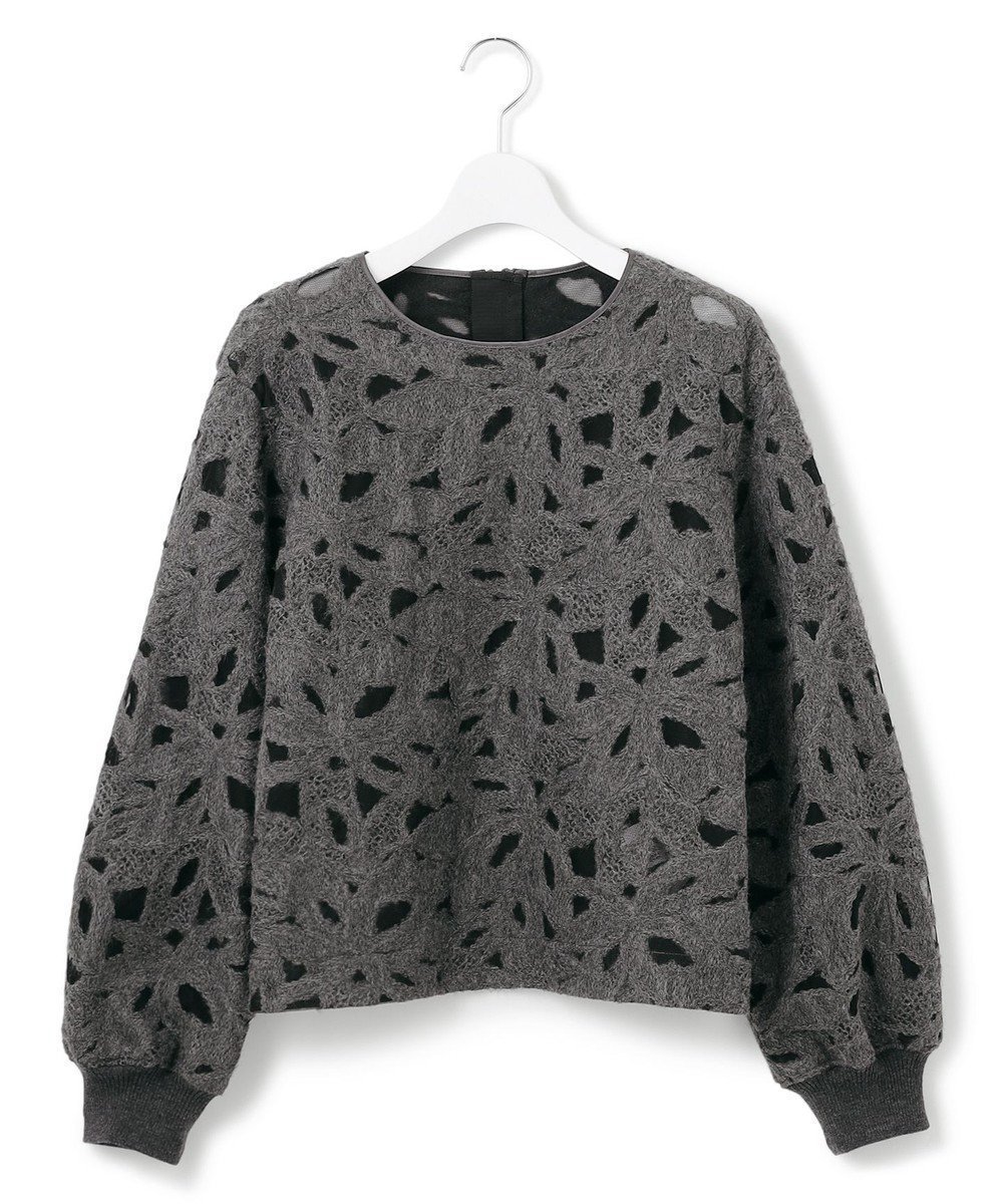 【23区/NIJYUSANKU】の【GOLD LABEL】チュールヘアリーエンブロイダリー ブラウス 人気、トレンドファッション・服の通販 founy(ファニー) 　ファッション　Fashion　レディースファッション　Fashion for Women　トップス・カットソー　Cut & Sew Tops　シャツ・ブラウス・オフィスカジュアル　Elegant Blouses & Button-Ups　コレクション　Collection, Seasonal Line　コンパクト　Compact, Small Size　シンプル　Simple, Minimal　スマート　Smart, Elegant　セットアップ　Set-Up, Coordinated Outfit　ビッグ　Big, Oversized　フラワー　Flower, Floral　A/W・秋冬　Autumn/Winter　冬　Winter / This Winter　おすすめ　Recommended / Our Picks　2025年　2025　2025-2026秋冬・A/W　Autumn/Winter 2025–26 AW25–26　 other-1|ID: prp329100004842365 ipo3291000000035836280