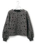 【23区/NIJYUSANKU】の【GOLD LABEL】チュールヘアリーエンブロイダリー ブラウス 人気、トレンドファッション・服の通販 founy(ファニー) ファッション Fashion レディースファッション Fashion for Women トップス・カットソー Cut & Sew Tops シャツ・ブラウス・オフィスカジュアル Elegant Blouses & Button-Ups コレクション Collection, Seasonal Line コンパクト Compact, Small Size シンプル Simple, Minimal スマート Smart, Elegant セットアップ Set-Up, Coordinated Outfit ビッグ Big, Oversized フラワー Flower, Floral A/W・秋冬 Autumn/Winter 冬 Winter / This Winter おすすめ Recommended / Our Picks 2025年 2025 2025-2026秋冬・A/W Autumn/Winter 2025–26 AW25–26 thumbnail グレー系|ID: prp329100004842365 ipo3291000000035836284