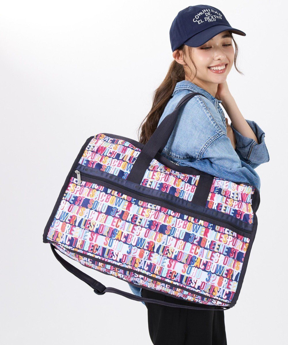 【レスポートサック/LeSportsac】のDELUXE LG WEEKENDER/ダウンタウンNYC 人気、トレンドファッション・服の通販 founy(ファニー) 　ファッション　Fashion　レディースファッション　Fashion for Women　カラフル　Colorful Design　ダウン　Down, Puffer　プリント　Print, Printed Pattern　ボストンバッグ　Boston Bag, Retro Bag　ポケット　Pocket, Pocket Detail　モダン　Modern, Contemporary　旅行　Travel　 other-1|ID: prp329100004842378 ipo3291000000035813790