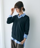 【イェッカ ヴェッカ/YECCA VECCA】のVネックスリットニット 人気、トレンドファッション・服の通販 founy(ファニー) ファッション Fashion レディースファッション Fashion for Women トップス・カットソー Cut & Sew Tops ニット Knit Tops & Sweaters Vネックトップス V-Neck Tops / V-Cut Neckline Shirts おすすめ Recommended / Our Picks アシンメトリー Asymmetrical Style カットソー Cut and Sewn Top スリット Slit, Slit Detail セーター Sweater, Knitwear フォルム Silhouette, Form ポケット Pocket, Pocket Detail エレガント 上品 Elegant A/W・秋冬 Autumn/Winter thumbnail Black|ID: prp329100004842397 ipo3291000000035287569