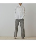 【グレース コンチネンタル/GRACE CONTINENTAL】のオーバーシャツ 人気、トレンドファッション・服の通販 founy(ファニー) ファッション Fashion レディースファッション Fashion for Women トップス・カットソー Cut & Sew Tops シャツ・ブラウス・オフィスカジュアル Elegant Blouses & Button-Ups イエロー Yellow エレガント 上品 Elegant パール Pearl, Pearl Accent ロング Long, Long-Length 今季 This Season, Current Season 定番 Standard, Basic Item A/W・秋冬 Autumn/Winter thumbnail ホワイト|ID: prp329100004842407 ipo3291000000035836609
